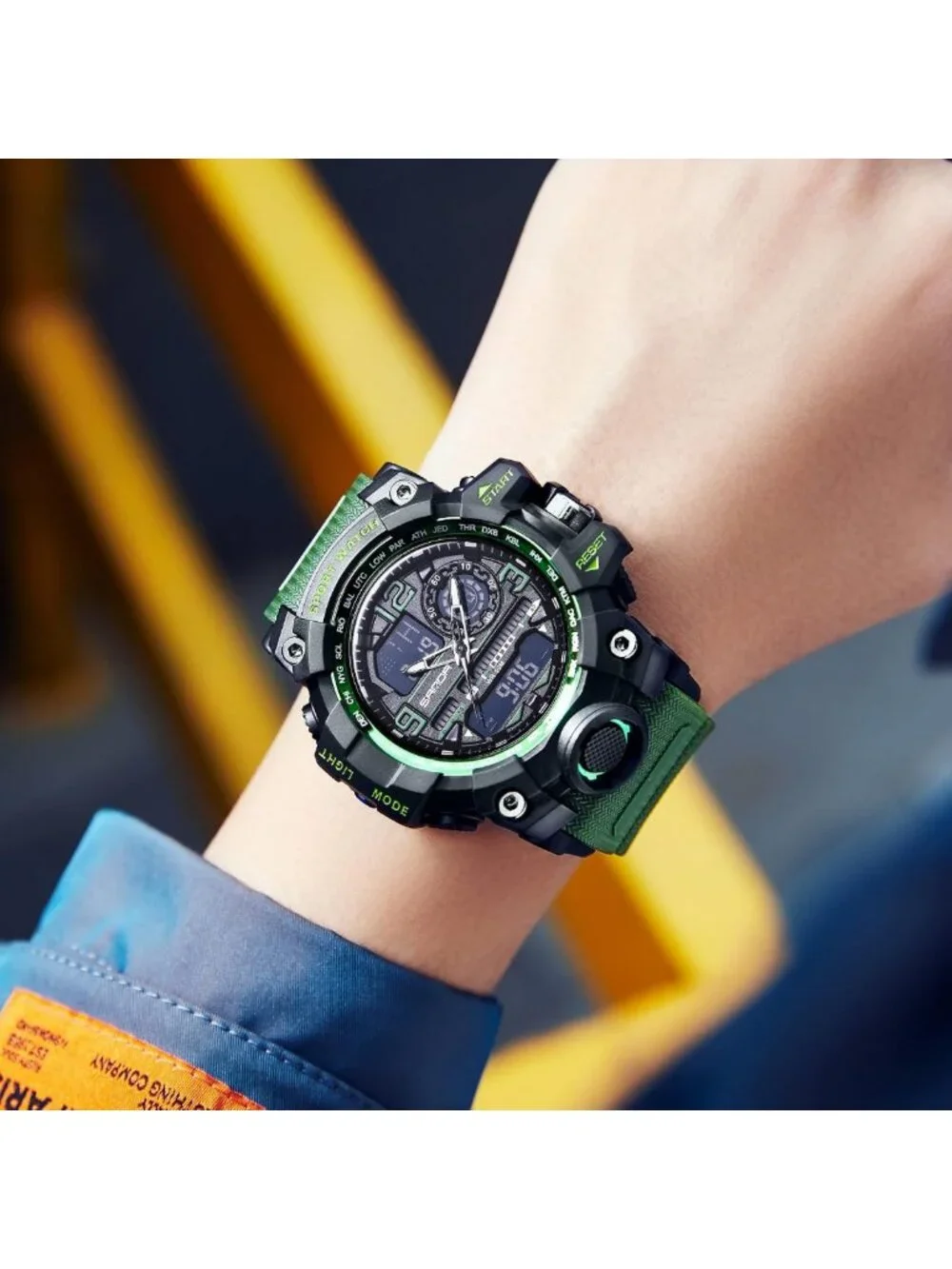 Men's Waterproof Sports Watch | Multi-Function Military Tactics LED Alarm